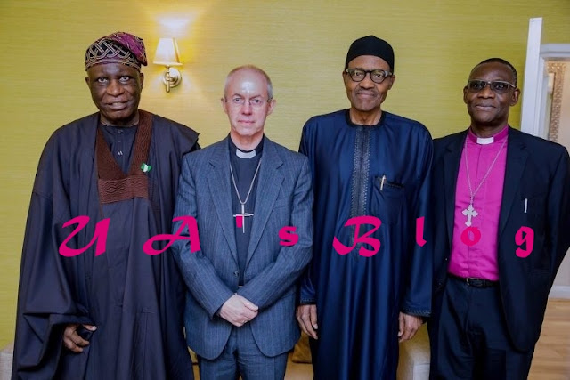 Buhari hosts Archbishop of Canterbury in London [PHOTOS]