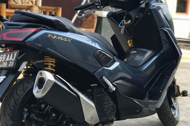 Sangar! Yamaha NMAX Dijejali Knalpot Ninja 250 Fi, Gak Takut Dikejar Polisi