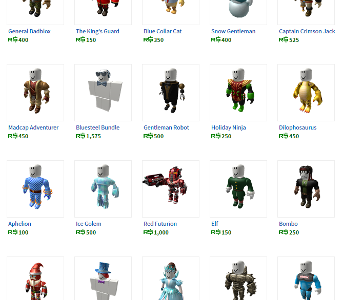 Roblox Catalog Mid Week Update 5 25 - first off we have the update of every single package out there on the catalog roblox is getting closer and closer to using its r15 character idea and this