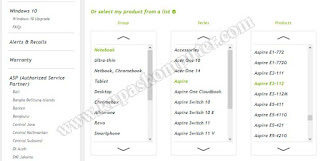 masalah Touchpad Acer Aspire E3-112