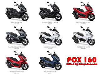 Panjang Shock PCX 150 dan 160 Depan dan Belakang