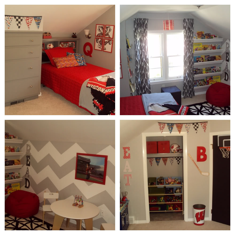 Creative Small  Space Kids  Room  Design  With Awesome Bunk 