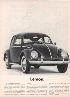 Original Volkswagen "Lemon." ad
