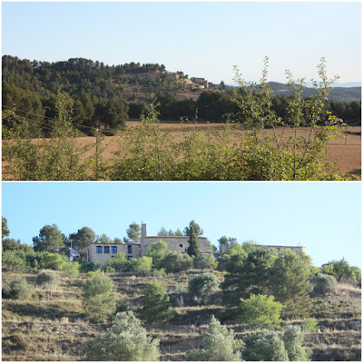 GR-7 BELLPRAT A JORBA (PONT DEL GANXO), poble de Fillol i església de Sant Cristòfol al terme municipal de Sant Martí de Tous