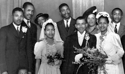 Nelson and Evelyn Mase 1944 wedding