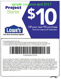 free Lowes Home Improvement coupons for april 2017