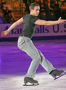 Photograph of American figure skater Stephen Carriere