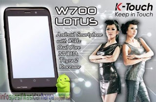 Harga K-Touch Lotus W700 Hp Terbaru 2012