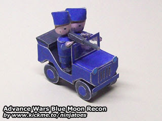 Blue Moon Recon Papercraft