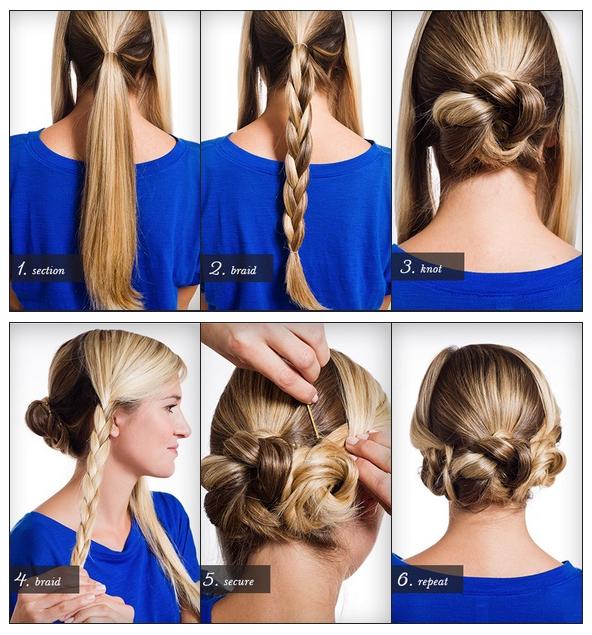 How To Style a Triple Braided Bun