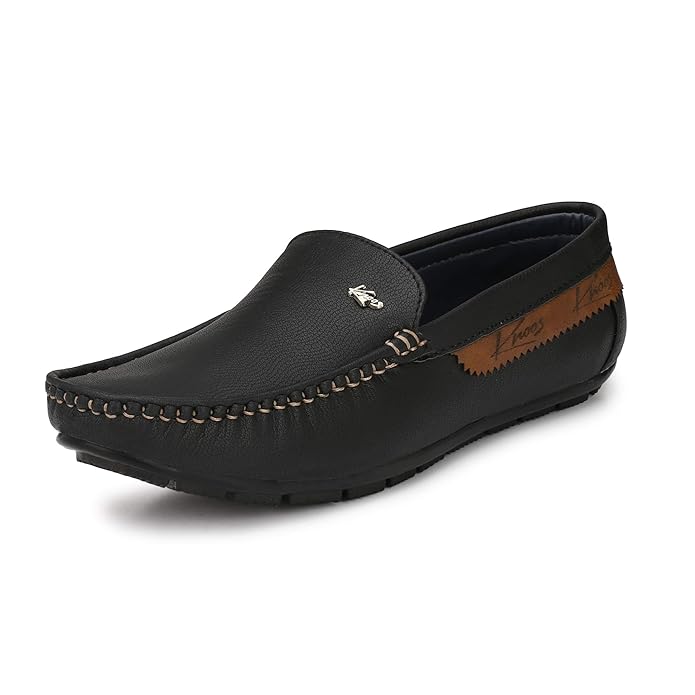 Knoos Men's Loafer black juti for men