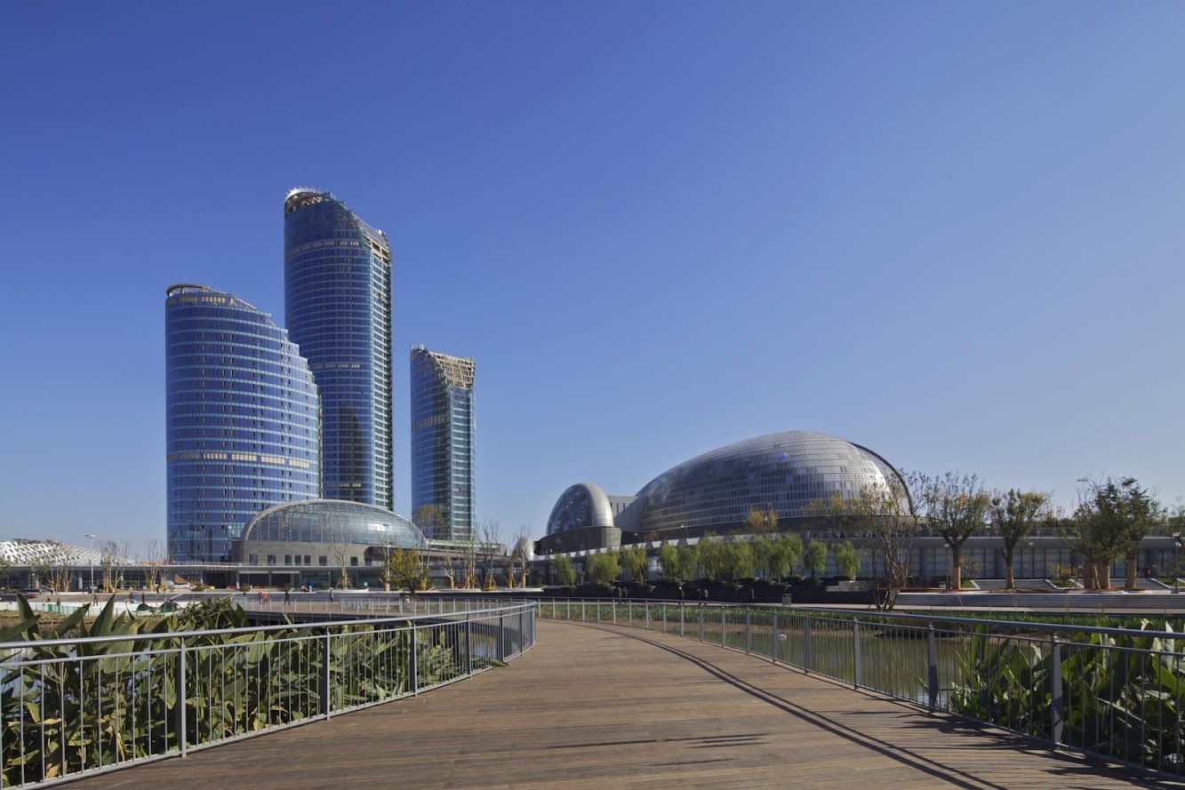 Jinan Grand Theater by Paul Andreu Architecte