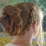 Chain Braid Updo~ my look for today