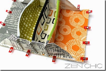 Sew together bag, Reel Tiem, Zen chic