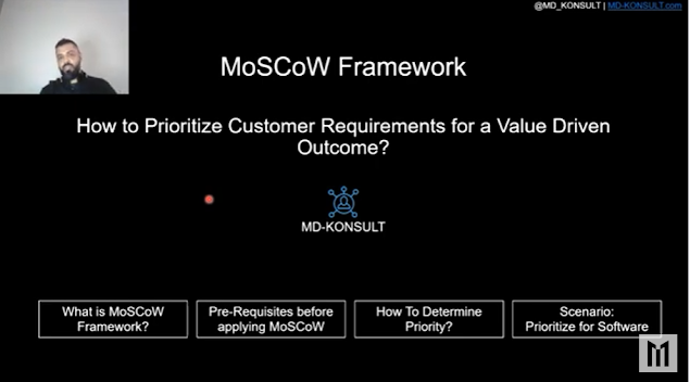 What is MoSCoW Framework? What are the Pre-Requisites before MoSCoW Framework can be implemented?How to Determine Priority of Requirements? Why MoSCoW