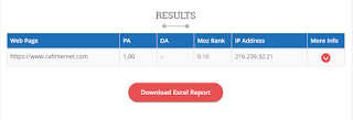 Cara cek Domain Authority (DA)  dan PA (Page Authority) sebuah blog / website