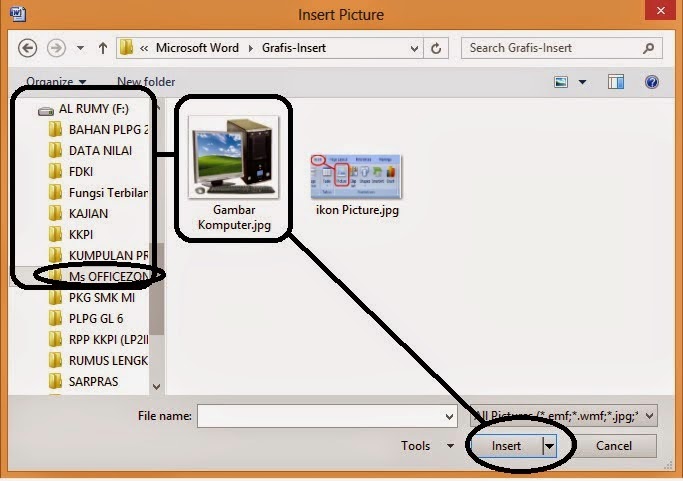 Cara Menambahkan Gambar (Picture) pada Dokumen Microsoft 