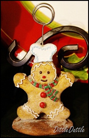 gingerbread Recipe Holder