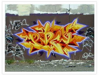 Cool Graffiti Alphabet Light Yellow Style Design