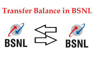 How to Transfer Balance from BSNL to BSNL