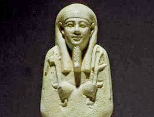 26th Dynasty ushabti figure returning to Egypt