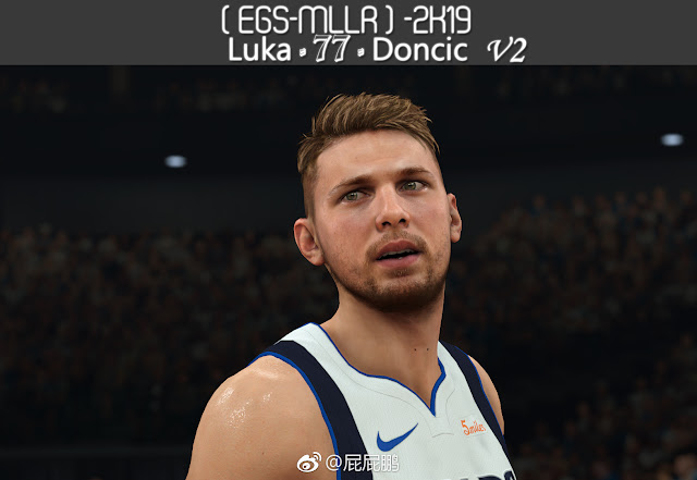 NBA 2K19 Luka Doncic Cyberface