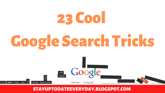 23 Cool Tricks With Google Search In 2020 | Tips & Tricks