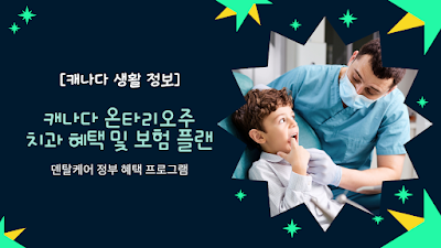 캐나다 온타리오주 치과 혜택 보험
