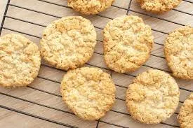 Home made potato cookies with rice powder.