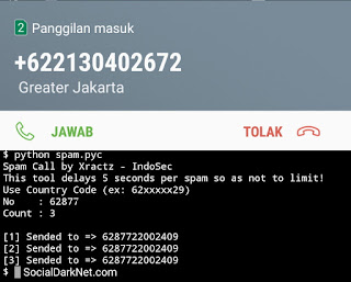 Spam call termux