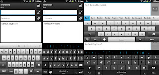 Xperia S default keyboard