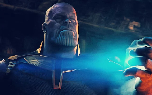 Papel de parede grátis Arte Digital Thanos Vingadores Guerra Infinita para PC, Notebook, iPhone, Android e Tablet.