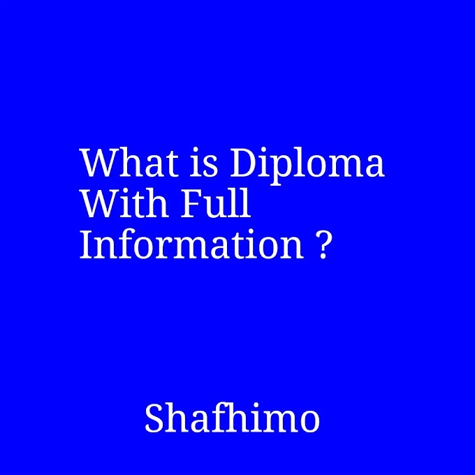 What is Diploma With Full Information ?