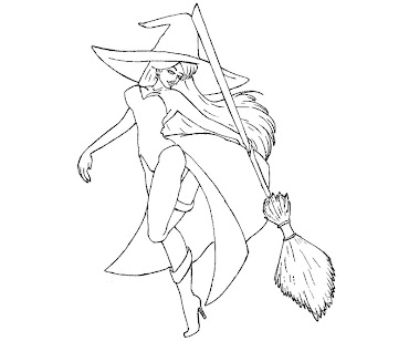 #14 Witch Coloring Page
