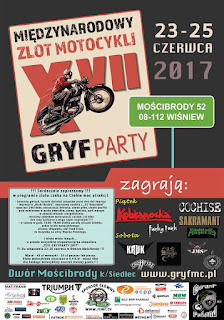 June 23 – June 25 2017 XVII Gryfparty 2017 - Międzynarodowy Zlot Motocyklowy