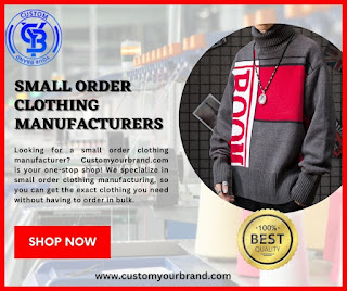 Small Order Clothing Manufacturers