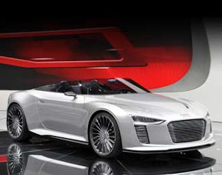 AUDI showcased the concept of e-tron Spyder