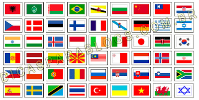 gadget de tradução com bandeiras para blogs