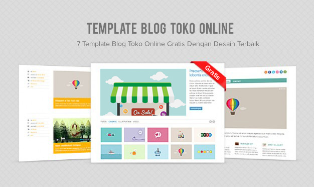 Template Blog Toko Online Gratis Dengan Desain Terbaik