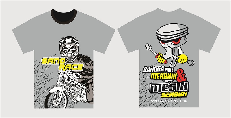 41 Desain Kaos Racing Online, Inspirasi Kaos Modis!