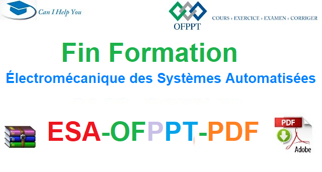Examens De Fin Formation Électromécanique des Systèmes Automatisées-ESA-OFPPT-PDF