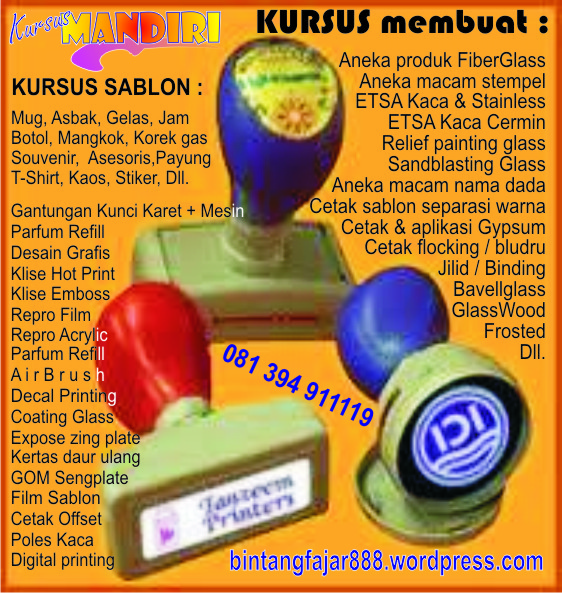 Fiberglass, Sandblasting, Etsa kaca, Emboss, Digital printing, Sablon