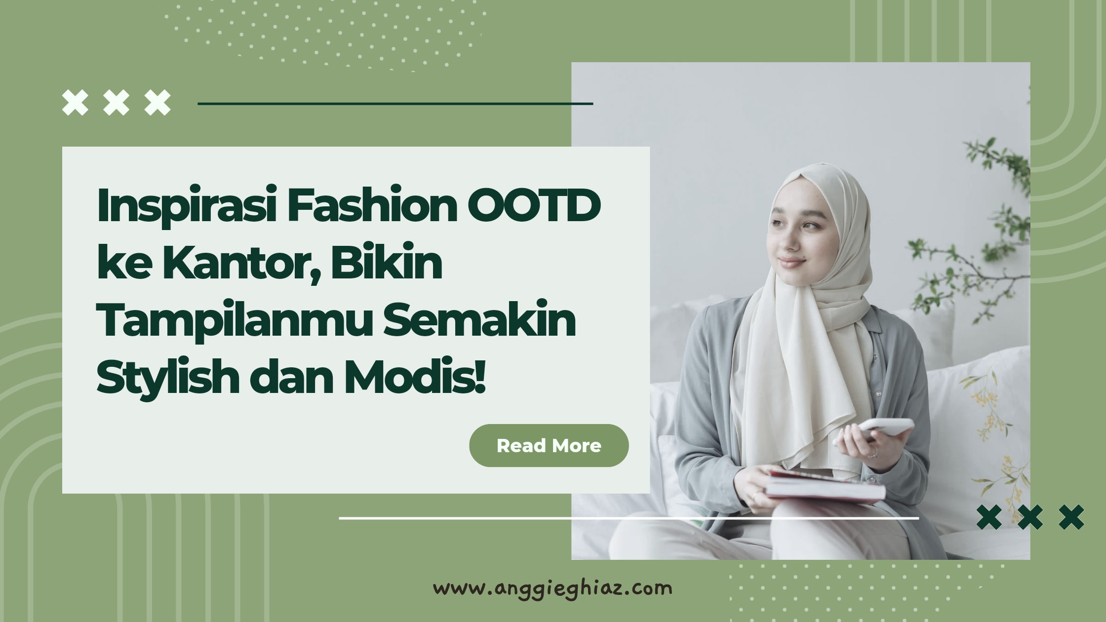 Inspirasi Fashion OOTD Hijab Stylish
