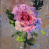 Rose, Floral Paintings by Arizona Artist Amy Whitehouse