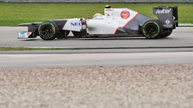 Formule 1, Maleisië, Perez tweede plaats
