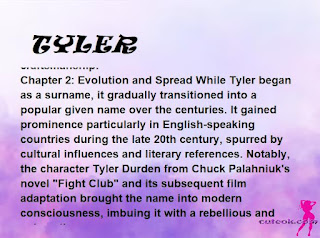 ▷ meaning of the name TYLER