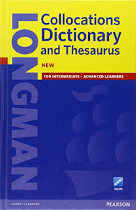 Longman Collocations Dictionary and Thesaurus with online access code cased