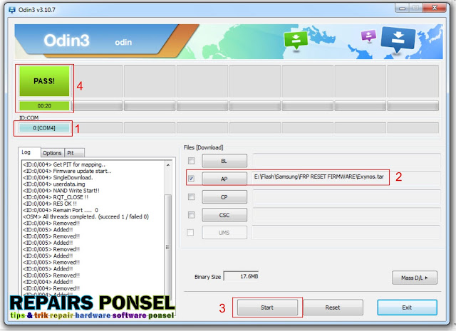 Cara Atasi sw rev. check fail device 2 binary 1