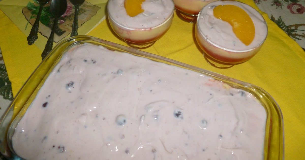 DaRi DaPuR LiZa: SEDAPNYATRIFFLE BUAH PEACH DENGAN 