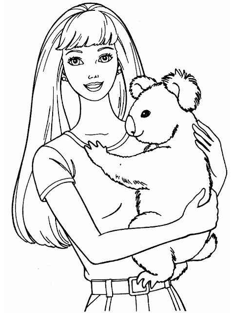 Desenhos para colorir da Barbie 